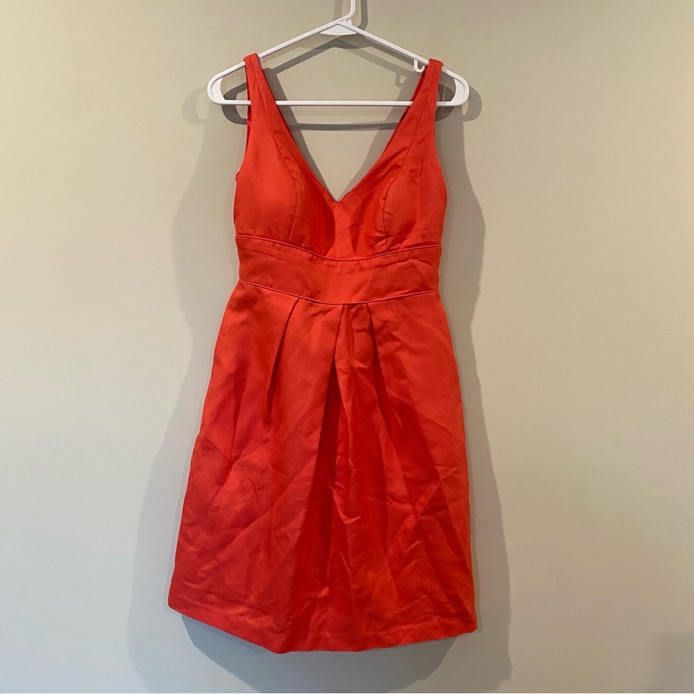 Jenny Yoo Collection Elegant Red Sleeveless Dress Size 8
